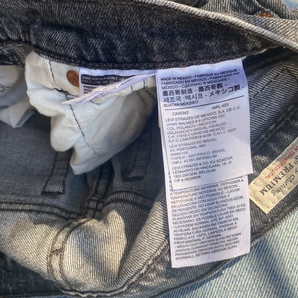 501 Levi’s Button-Fly Black Denim W28L28 - Picture 9 of 9